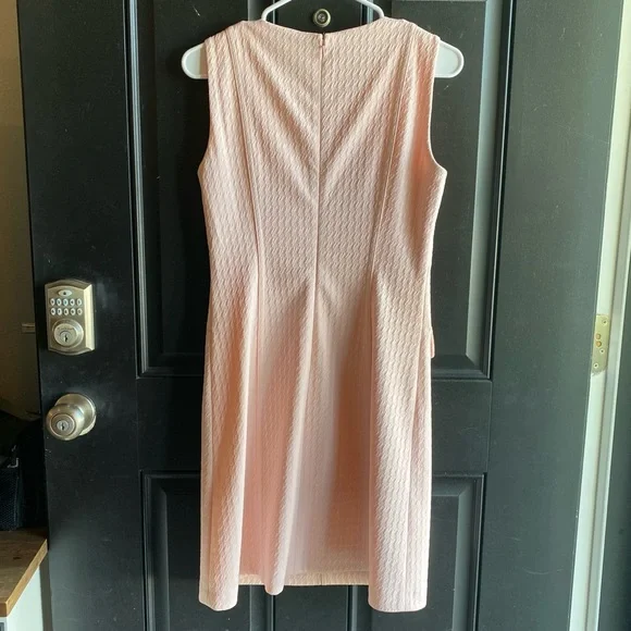 Tommy Hilfiger Women's Mini Jacquard Pocket Knit Dress light Pink Size 4 - Picture 2 of 7